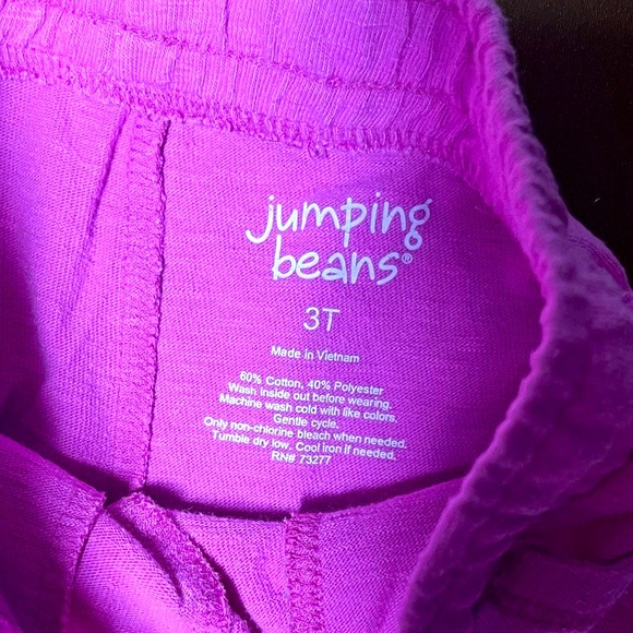 NWOT Baby GAP Jumping Beans 3T Toddler Girl Ribbed Tank Top Shorts Outfit Bundle - Picture 3 of 14